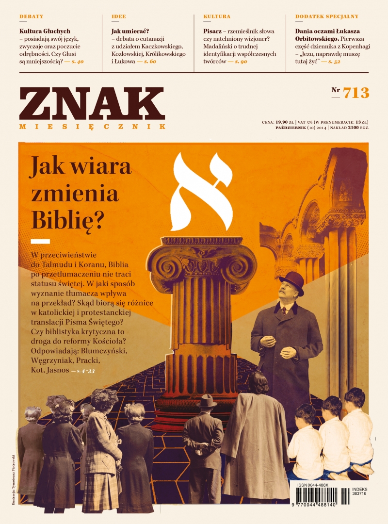 Miesięcznik „ZNAK”, październik 2014, nr 713