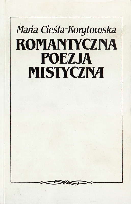 Romantyczna poezja mistyczna. Ballanche – Novalis – Słowacki